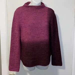 CO & EDDY Purple Ombre Sweater-M